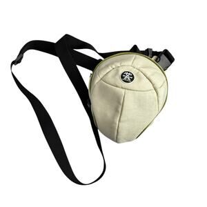 Crumpler Jimmy Bo 200 Cream Green Soft Fabric Camera Bag Shoulder Strap